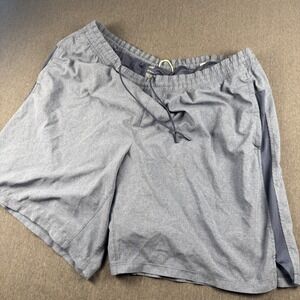 All in Motion Mens Athletic Shorts Gray XXL 7in Inseam Lined Running Gym Workout